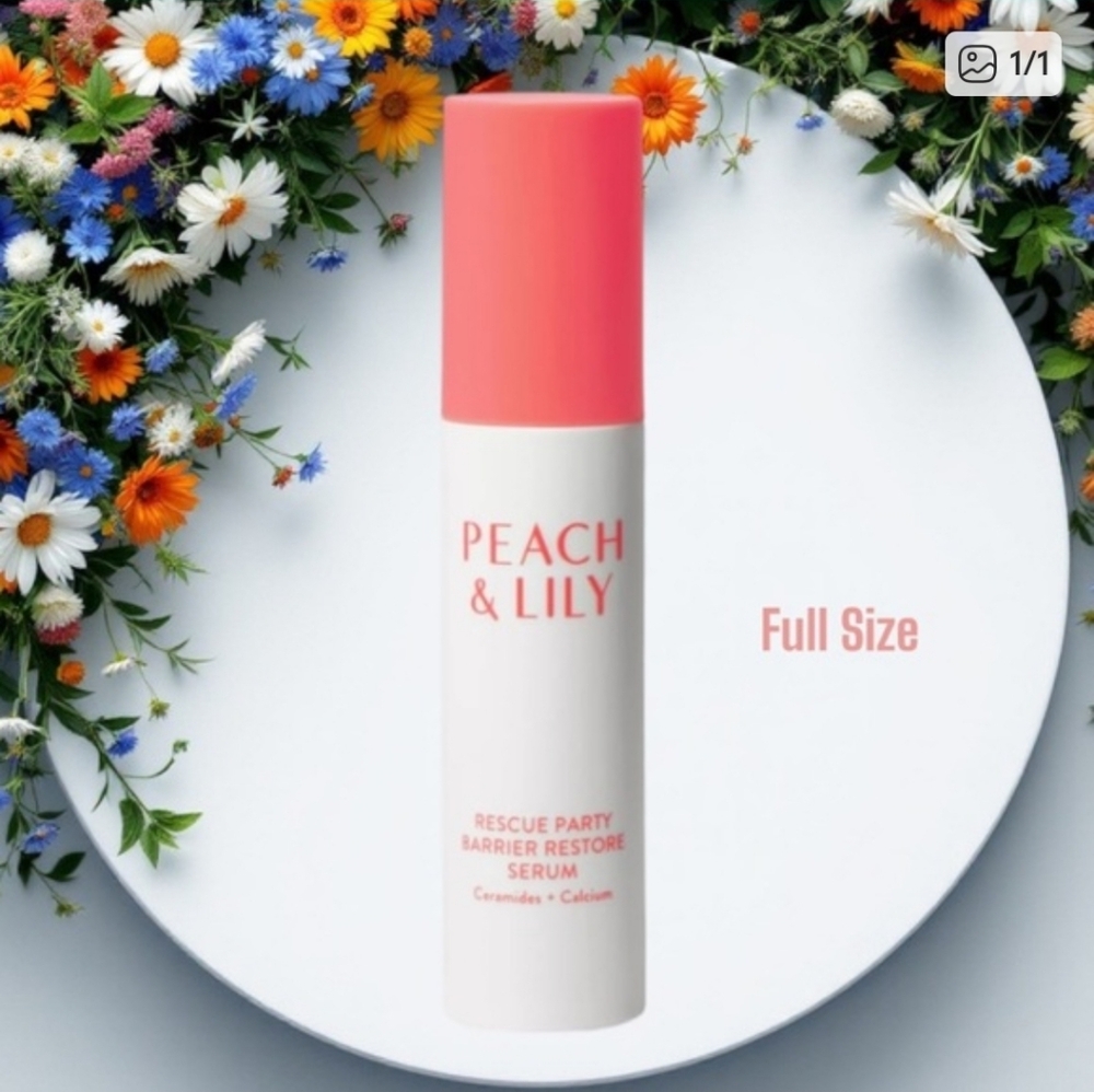 Peach & Lily Rescue Party Barrier Restore Serum Full Size BNIB